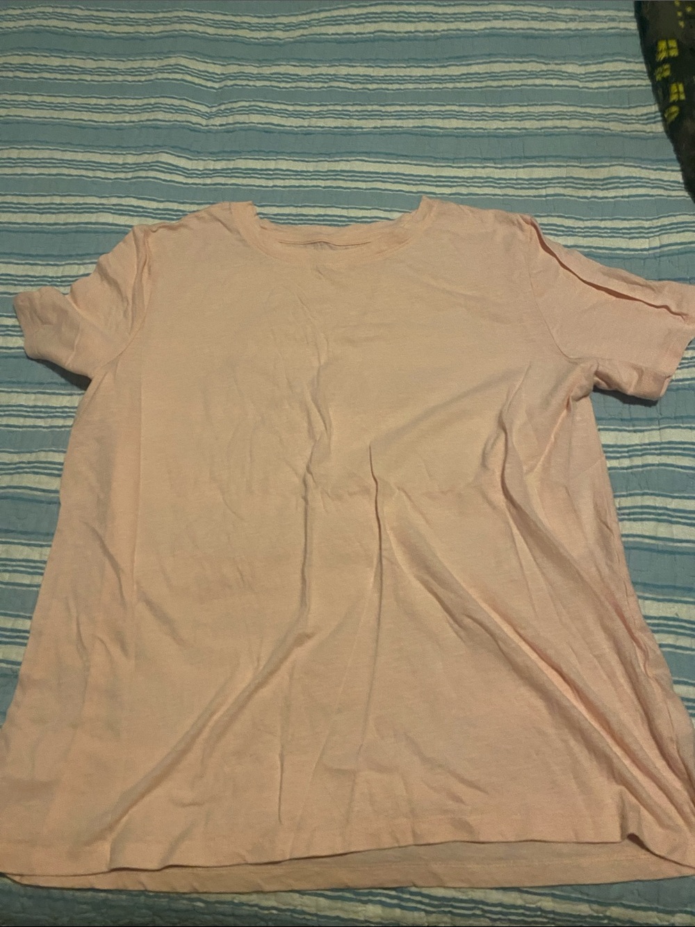a.n.a Light Pink Short Sleeve Crewneck Tee